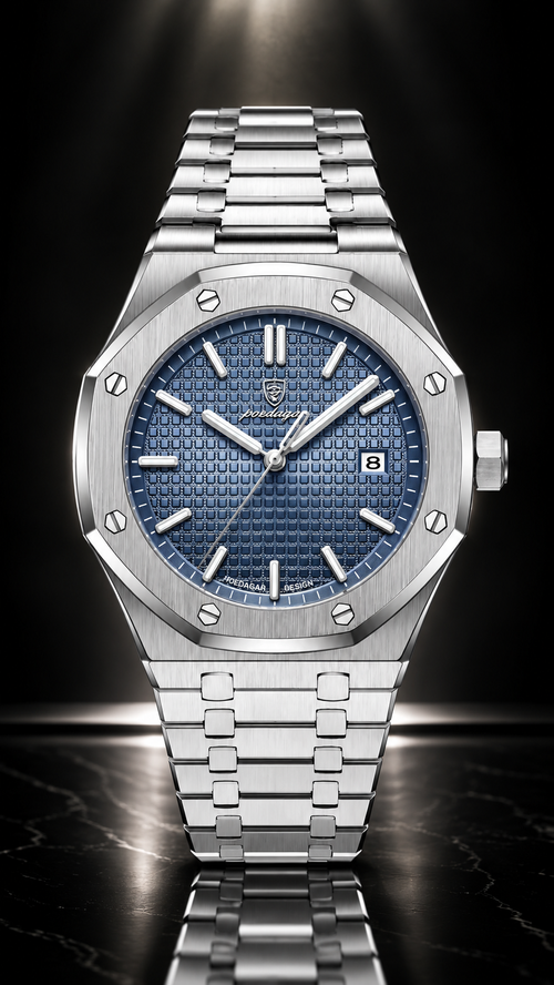 Nuevo Reloj POEDAGAR de Alta Calidad para Hombre, Reloj de Pulsera de Cuarzo de Lujo, Resistente al Agua, Luminoso, con Fecha, de Acero Inoxidable