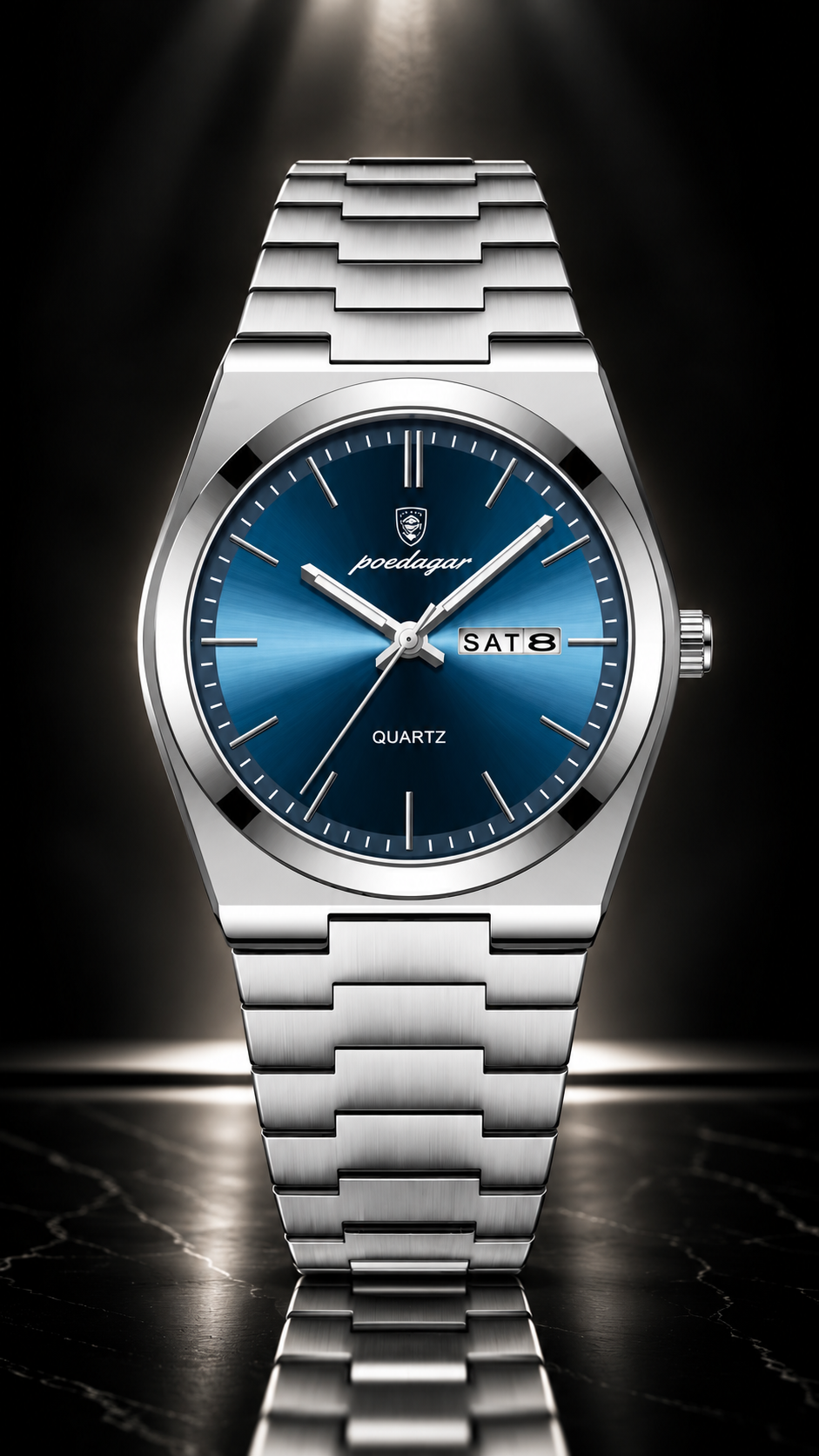 Reloj para Hombre Elegante Ultrafino con Diseño de Gemas POEDAGAR