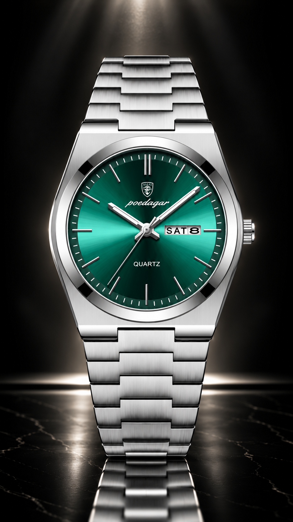 Reloj para Hombre Elegante Ultrafino con Diseño de Gemas POEDAGAR